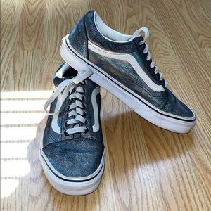 VANS Iridescent Oilslick shimmer GUNMETAL Womens 8